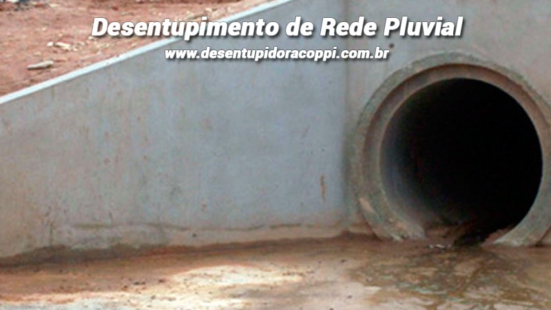 Desentupimento de Redes pluvial no bairro da Casa Verde