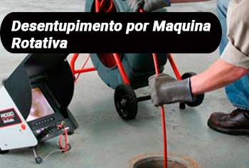 Desentupimento com maquina rotativa Orçamento